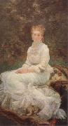 Marie Bracquemond The Lady in White oil on canvas
